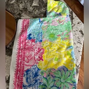 Lilly Pulitzer baby beach towel purchased from PBK.